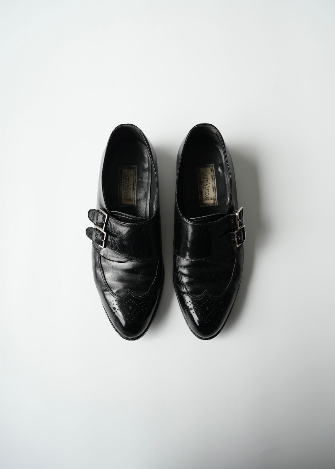 1990s GIANNI VERSACE DOUBLE MONK STRAP LOAFER