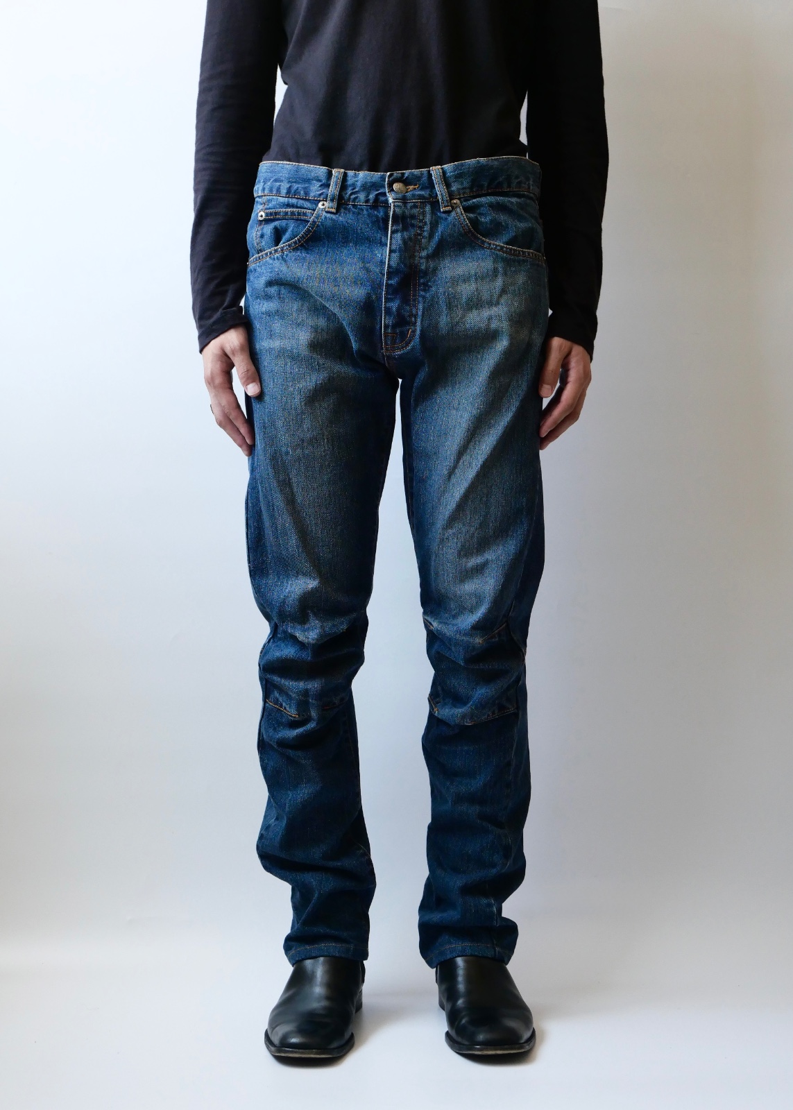 McQ Alexander McQueen straight anatomic denim