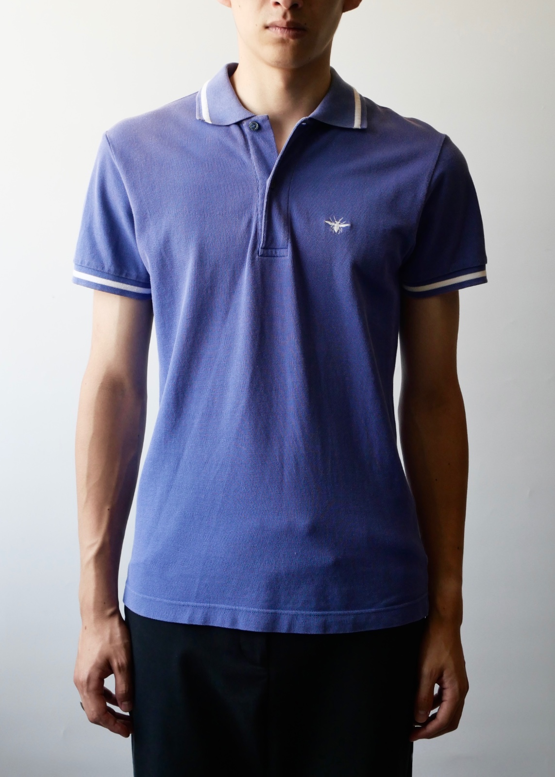 DIOR HOMME bi color polo shirts