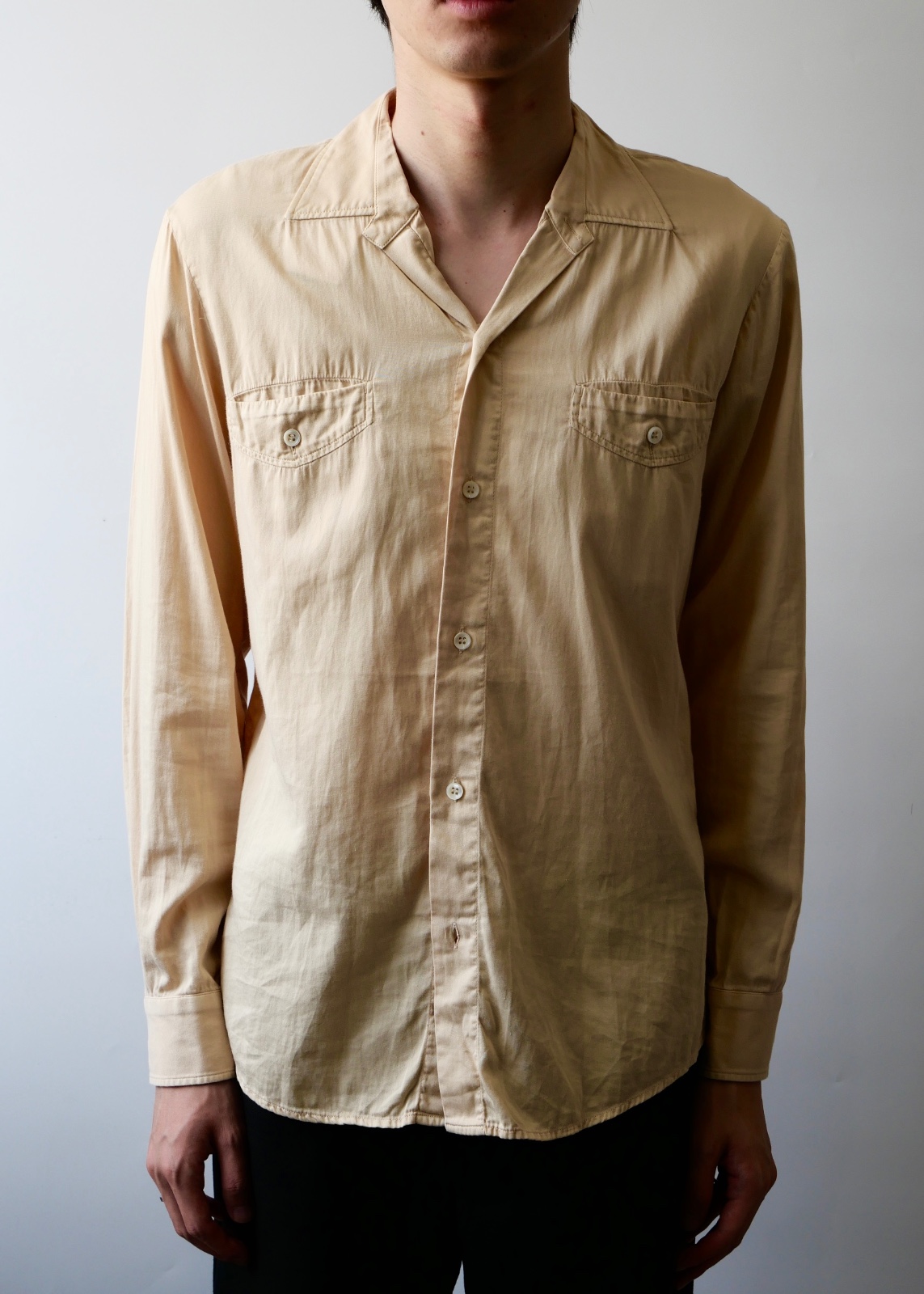 MARTIN MARGIELA  open collar shirts 