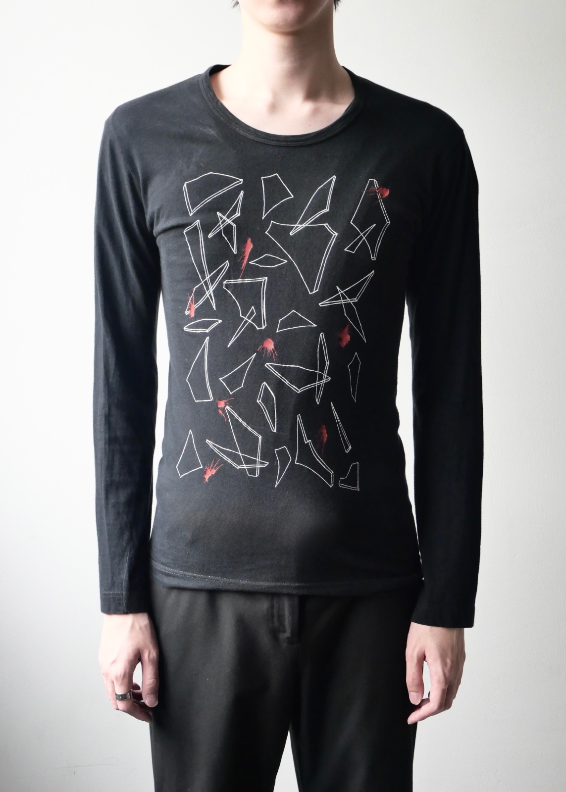 SS2001 CHRISTOPHE LEMAIRE printed long sleeve