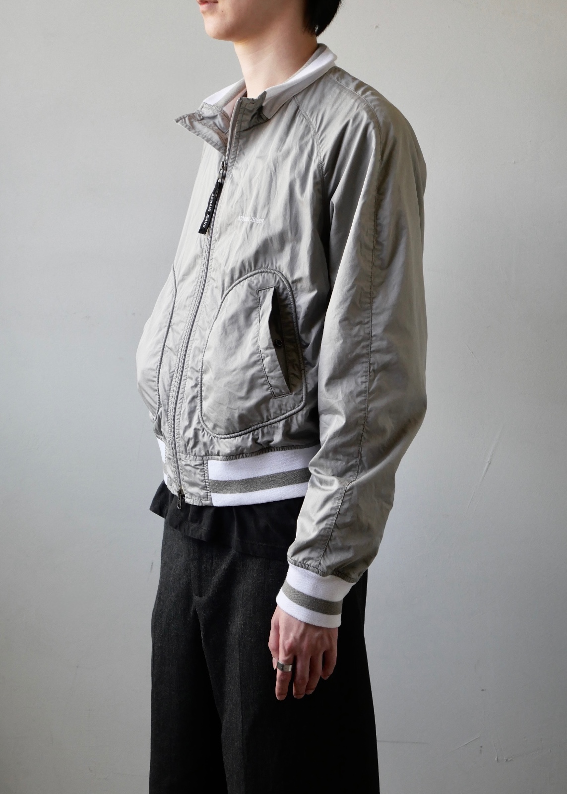 ARMANI JEANS  TECHNICAL ZIP BLOUSON